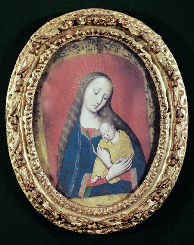 Maagd en kind slapend door Rogier van der Weyden